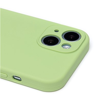 Чехол-накладка ORG Soft Touch с закрытой камерой для "Apple iPhone 15" (green) (230159)