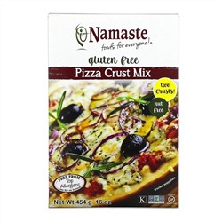 Namaste Foods, Смесь для выпечки пиццы с корочкой, не содержит глютен, 16 унций (454 гр)