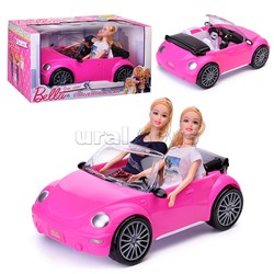 Машина с куклами "Подружки на прогулке" в коробке