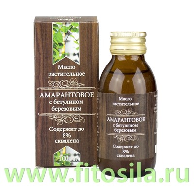 Амарантовое масло с бетулином березовым, 100 мл, т. м. "ORGANIC"