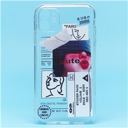 Чехол-накладка SC273 для "Apple iPhone 11" (прозрачный) (001)