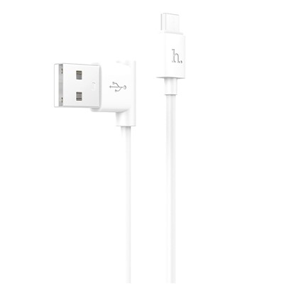 Кабель USB - micro USB Hoco UPM10  120см 2,1A  (white)