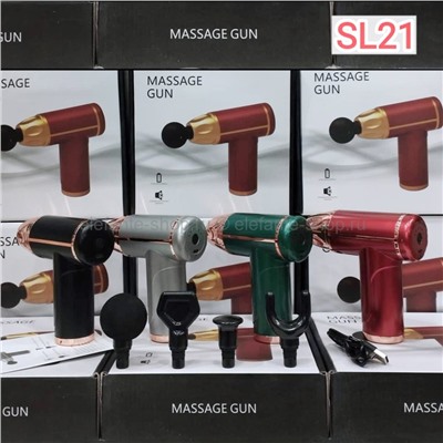 Массажёр для тела Massage Gun SL21 Green (15)