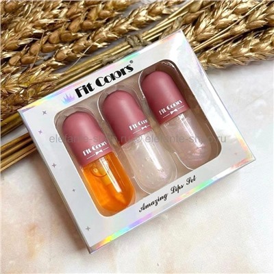 Набор блесков для губ FIT COLORS Amazing Lips Set