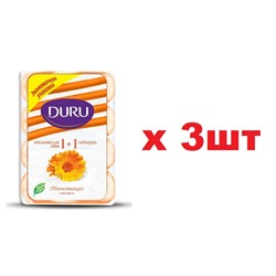 Duru Крем-мыло 1+1  4шт*90г Календула 3шт