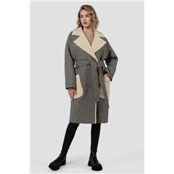 02-3153 Пальто женское утепленное (пояс)