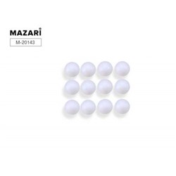 Набор пенопластовых заготовок для декора "Сфера" d-2 см 12 шт. M-20143 Mazari