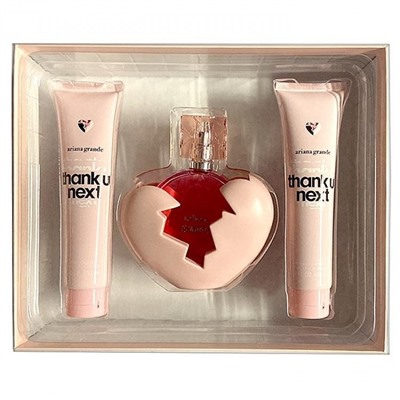 Подарочный парфюмерный набор Ariana Grande Thank U Next 3 в 1