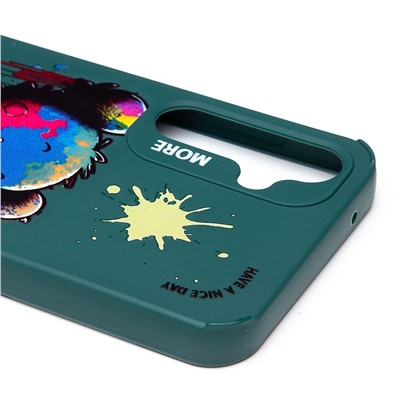 Чехол-накладка - SC335 для "Samsung Galaxy S23 FE"  (медведь) (dark green) (227157)