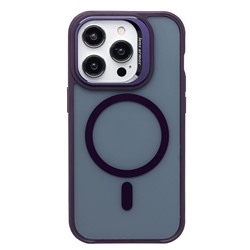 Чехол-накладка - SM026 SafeMag для "Apple iPhone 14 Pro" (dark violet) (232169)