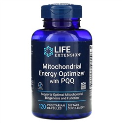 Life Extension, средство для оптимизации энергии митохондрий с PQQ, 120 вегетарианских капсул