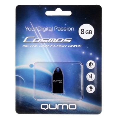 Флэш накопитель USB  8 Гб Qumo Cosmos (silver)