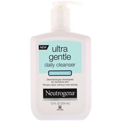 Neutrogena, ультрамягкое ежедневное очищающее средство, пенящаяся формула, 354 мл (12 жидк. унций)