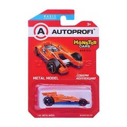 Машинка коллекционная 1:64, Серия Monster Cars, оранжевый