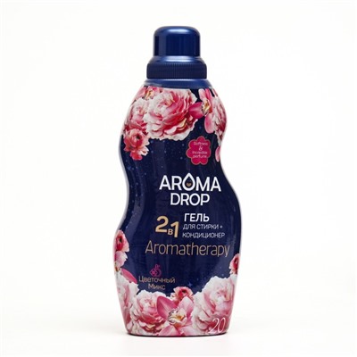 Гель для стирки 2 в 1 AROMA DROP Aromatherapy  "Цветочный микс", 1000 г