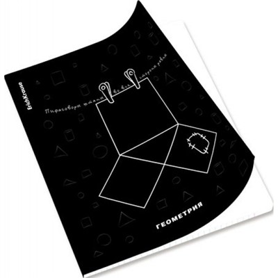 Тетрадь 48л с пластиковой обложкой "Зри в корень" по геометрии 59455 ErichKrause