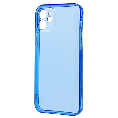 Чехол-накладка - SC344 для "Apple iPhone 12" (transparent/blue) (232060)