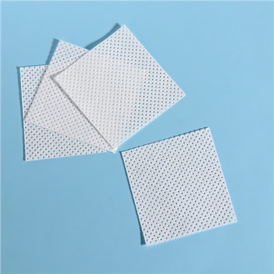 Салфетки для маникюра, безворсовые, с перфорацией, 250 шт, 5 × 5 см