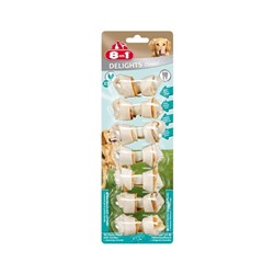 Косточки для мелких собак 8in1 DENTAL DELIGHTS XS,  с куриным мясом и минералами, 7х7,5 см