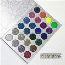 Тени для век Glamierre 24 Ultra Pigmented Glitter Shadow (106)