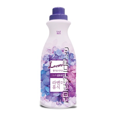 Кондиционер - концентрат для белья с ароматом лаванды High Enrichment Fabric Softener Lavender B&D, Корея, 1,2 л Акция