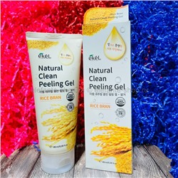 Пилинг-скатка с рисовыми отрубями Ekel Rice Bran Natural Clean Peeling Gel 180ml (125)