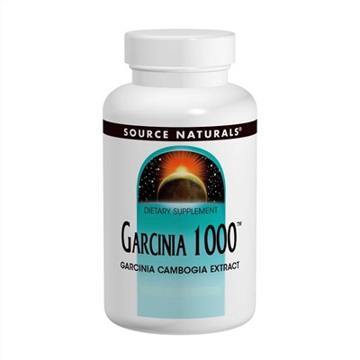 Source Naturals, Гарциния 1000 (Garcinia 1000), 90 таблеток