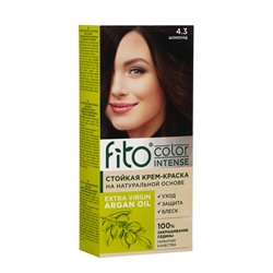 Стойкая крем-краска для волос Fito color intense тон 4.3 шоколад, 115 мл