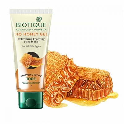 Bio Honey Gel Refreshing Foaming Face Cleanser/ Биотик Био Мед Гель Для Лица 100мл