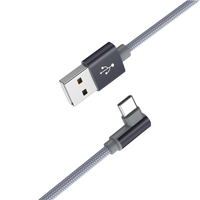Кабель USB - Type-C Borofone BX26 Express (повр. уп)  100см 3A  (gray)