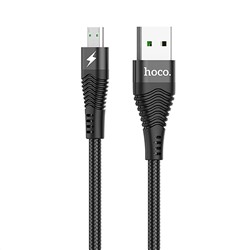 Кабель USB - micro USB Hoco U53 Flash  120см 4A (black)