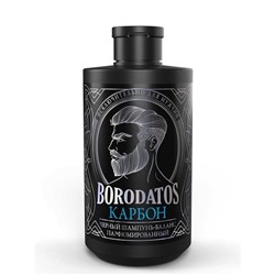 Черный шампунь-баланс парфюмированный Borodatos "Карбон", 400 мл