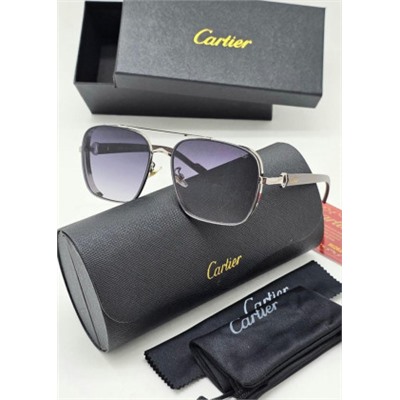 Набор мужские солнцезащитные очки, коробка, чехол + салфетки #21244075