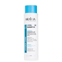 398681 ARAVIA Professional Шампунь увлажняющий для восстановления сухих обезвоженных волос, 420 мл