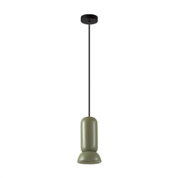 5054/1B PENDANT ODL24 315 черный/зеленый/металл/керамика Подвес GU10 LED 4W KERAMA