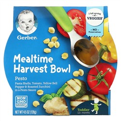 Gerber, Mealtime Harvest Bowl, Toddler, 12+ Months, Pesto, 4.5 oz (128 g)
