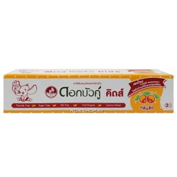 Детская зубная паста с апельсином Kids Herbal Twin Lotus, Таиланд, 35 г Акция