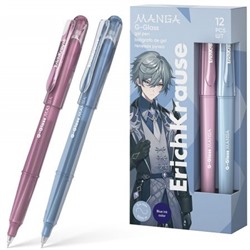 Ручка гелевая G-Glass Stick Manga 0.5мм синяя 61305 Erich Krause