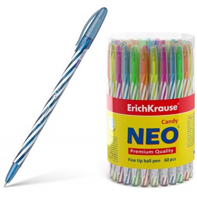 Ручка шариковая Neo Candy синяя 0.7мм 47550 Erich Krause