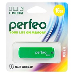 USB-флеш-накопитель PERFEO 16GB C05 Green