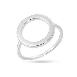 Кольцо из серебра без вставки, Ю-10524р
