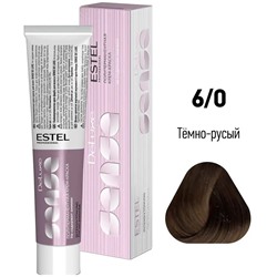 Крем-краска для волос 6/0 Тёмно-русый DeLuxe Sense ESTEL 60 мл