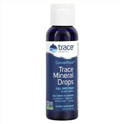 Trace Minerals ®, Concentrace, капли с микроэлементами, 59 мл (2 жидк. Унции)