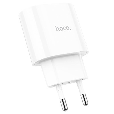 Адаптер Сетевой Hoco C95A PD QC3.0 USB/Type-C 3A/20W (white)