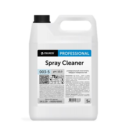 SPRAY CLEANER Универсальный очиститель твёрдых поверхностей 5л