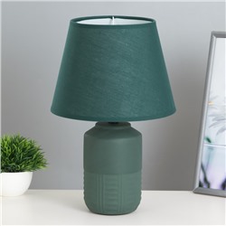 Настольная лампа "Лиана" Е14 40Вт зеленый 22х22х35см RISALUX