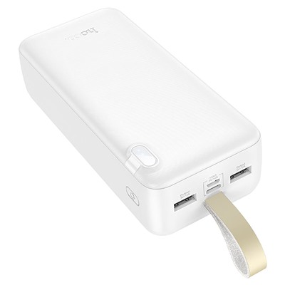 Внешний аккумулятор Hoco J128B 30000mAh Micro/Type-C/USB*2 (white)