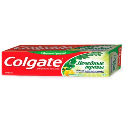 Colgate зубная паста "Лечебные травы ОТБЕЛИВАЮЩАЯ"100мл