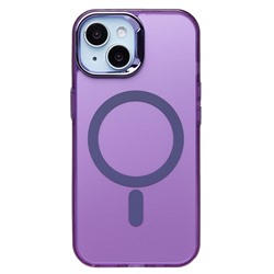 Чехол-накладка - SM025 SafeMag для "Apple iPhone 15" (violet) (232088)