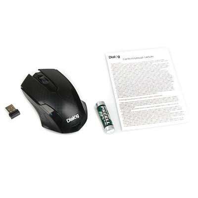 Мышь оптическая беспроводная Dialog Pointer MROP-07U (black)